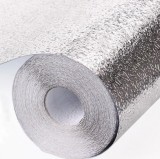Cumpara ieftin Set 3 Folii Autocolante Aluminiu Bucatarie Silver 40x500cm sau 60x300cm 40*500cm