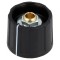 Buton Rotativ Indicator Negru ABS 4mm 20x15.5mm