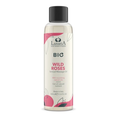 Masaj - Luxuria BIO Ulei de Masaj Trandafiri Salbatici 100 ml Ulei de Masaj Senzual cu Uleiuri Naturale Hranitoare foto