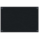 Cumpara ieftin Panou antistropi de bucatarie, negru 90x50 cm sticla securizata