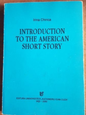 Introduction to the american short story- Irina Chirica foto