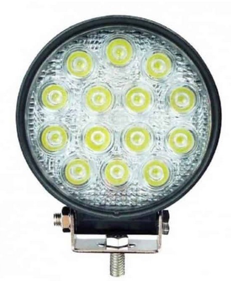 Led прожектор 42W кръгъл Off Road за джипове АТВ платформи бяла светлина 6500k
