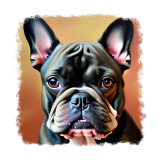 Cumpara ieftin Sticker decorativ, Bulldog, Negru, 55 cm, 9108ST, Oem