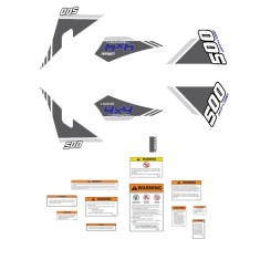 Stickere Linhai 500 Dragonfly set complet rezistent UV