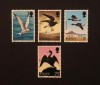 Serie Completă 4 Timbre Jersey 1975 Păsări Marine Chiră Petrel G&acirc;scă Cormoran Neștampilat - A992, Stampilat