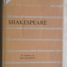 Shakespeare - Sonete. Colectia "Cele mai frumoase poezii"