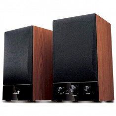 BOXE GENIUS 2.0, RMS: 40W (2 x 20W), amplificare integrata, cherry wood,... foto