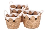 Cumpara ieftin Set 3 cosuri depozitare Lush 23 x 26, 28 x 29, 33 x 32 cm