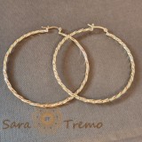 Cercei impletiti mari 6 cm , Eleganta spectaculoasa si calitate superioara