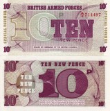 10 Pence British Armed Forces UNC - Bancnota Straina Europa - NeCirculata