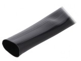 Manșon electroizolant PVC negru 22mm 10m -20&divide;125&deg;C