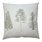 Cumpara ieftin Set 2 fete perna textil bej verde Brazi 45x45 cm
