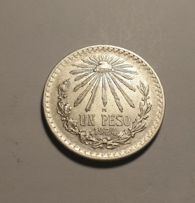 Mexic 1 Peso 1924 Aunc