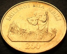 Moneda exotica 200 SHILINGI - ZANZIBAR (TANZANIA), anul 2014 * cod 4688