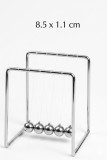 Pendulul lui Newton Bile Metalice Balans 8.5 cm Obiect Decorativ Birou Stil Retro