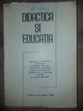 Didactica si educatia Colectiv