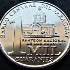Moneda exotica 1000 GUARANIES - PARAGUAY, anul 2008 * cod 5396 = UNC
