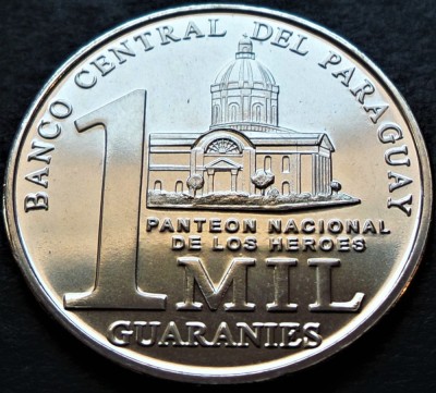 Moneda exotica 1000 GUARANIES - PARAGUAY, anul 2008 * cod 5396 = UNC foto