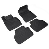 Covorase Cauciuc Tip Tavita BMW X3 F25 X4 F26 2010-2017 Negre Protectie Tunel Spate ALM