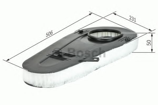 Filtru aer BMW Seria 7 (F01, F02, F03, F04) (2008 - 2015) BOSCH F 026 400 365