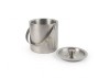 Galeata gheata inox perete dublu cu capac, 1.6 litri
