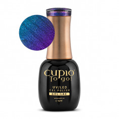 Oja semipermanenta Cupio To Go! Gold Collection Electric Blue 15ml