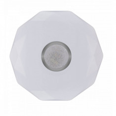 Plafoniera LED Diamant cu Inel Decorativ Ø400 24W 6500k