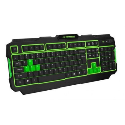 TASTATURA GAMING LED VERDE SHADOW ESPERANZA foto