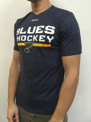 St. Louis Blues tricou de bărbați Locker Room 2016 navy - S foto