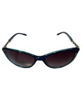 Ochelari de soare dama, UV400, Plastic, Negru, Oem