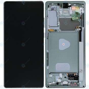 Samsung Galaxy Note 20 (SM-N980F SM-N981F) Unitate de afișare complet verde mistic GH82-23733C GH82-23495C foto