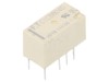 Releu electromagnetic DPDT 24VDC 2A THT