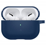 Husa airpods pro spigen caseology vault, navy blue