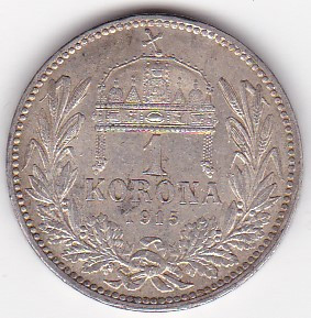 Ungaria 1 COROANA KORONA 1915