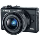 Canon EOS M100 + Obiectiv 15-45mm - Set Complet, 10 Baterii Incluse