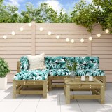 Cumpara ieftin Set mobilier relaxare pentru grădină 5 piese lemn de pin tratat