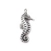 Pandantiv decorativ metalic 10 x 21 mm Calut de mare platinum, Crisalida