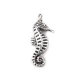 Cumpara ieftin Pandantiv decorativ metalic 10 x 21 mm Calut de mare platinum