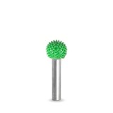 GULIČKA -pr. 16 mm stopka 6 mm, Granulatie Saburr ASPRA - VERDE