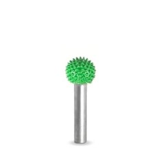 Tvar Guľ&ocirc;čky -pr. 13 mm stopka 6 mm , Granulatie Saburr ASPRA - VERDE