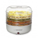 Deshidrator fructe EKD001, 125 W, Alb/Transparent