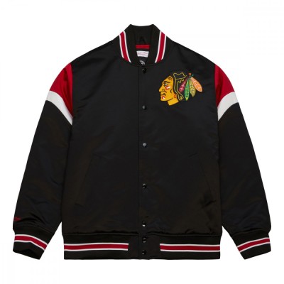 Chicago Blackhawks geacă de bărbați NHL Heavyweight Satin Jacket - 3XL foto