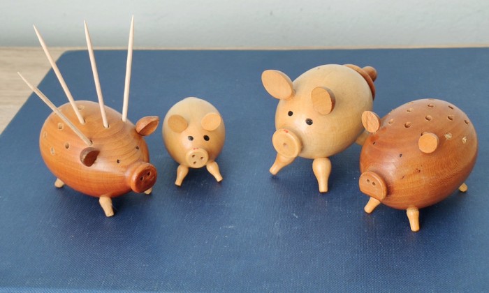 Solnite vintage din lemn