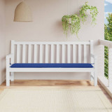 VidaXL Pernă de bancă de grădină, albastru, 200x50x3 cm, textil oxford