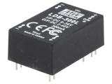 Convertor DC/DC 12W, 9-36VDC, 2-40VDC, eficiență 90%, MEAN WELL
