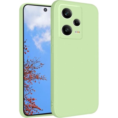 Husa de protectie matte tpu, flippy, pentru xiaomi redmi 12 pro, protectie camera, antisoc, antizgariere, antialunecare, acoperire completa, verde foto