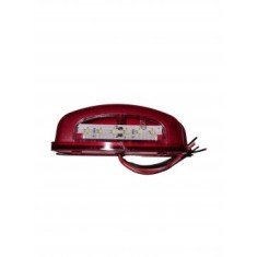 Lampa numar inmatriculare 12-24V led rosie