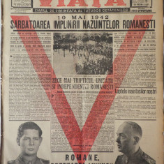 Viata, ziarul de dimineata; director: Rebreanu, 11 Mai 1942, frontul din rasarit
