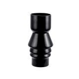 Cumpara ieftin Vaza flori sticla neagra 15 x 30 cm