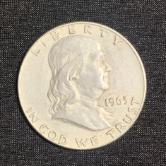 Moneda argint half dollar 1963D